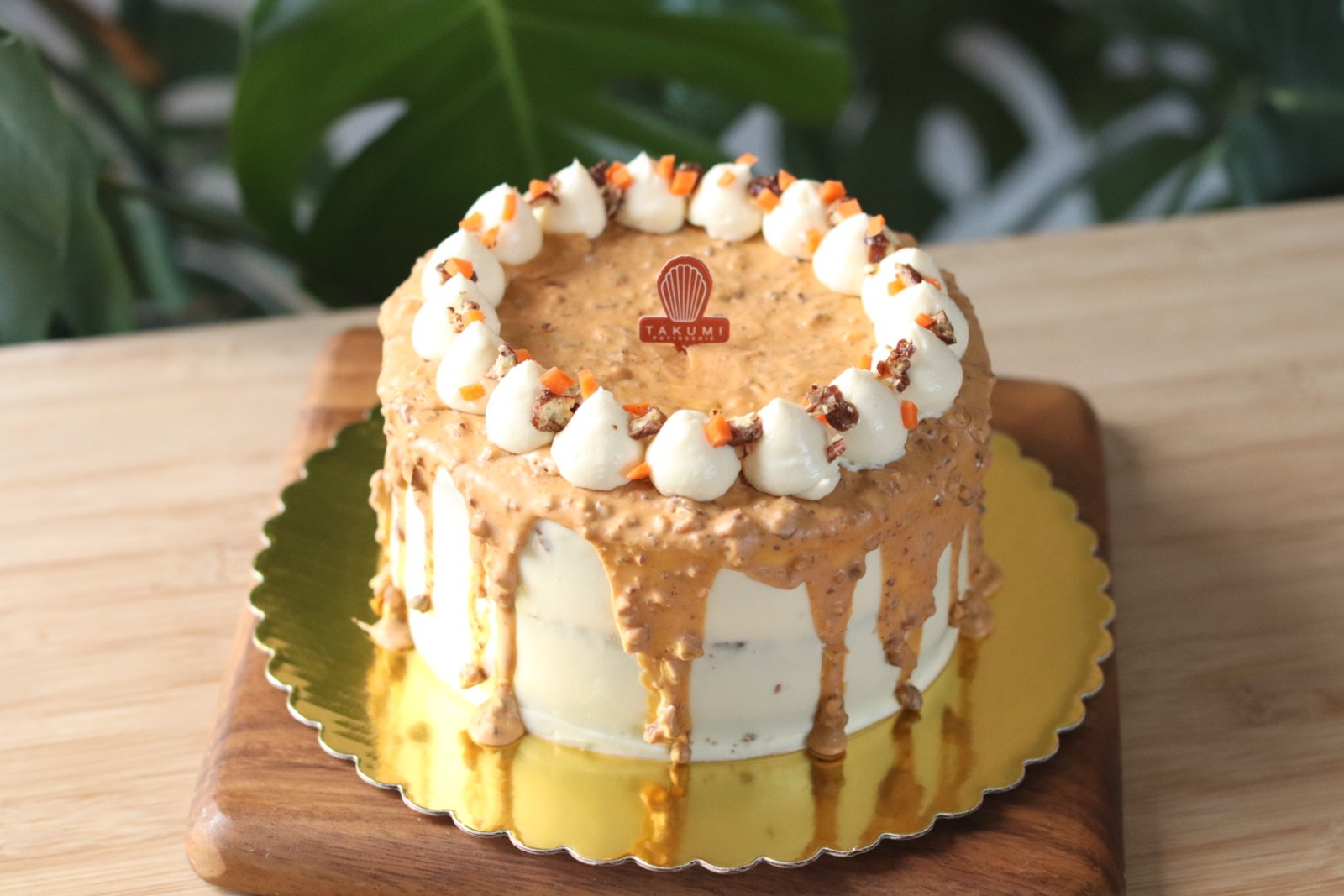 Carrot Cake with Pecan Butterscotch Chocolate