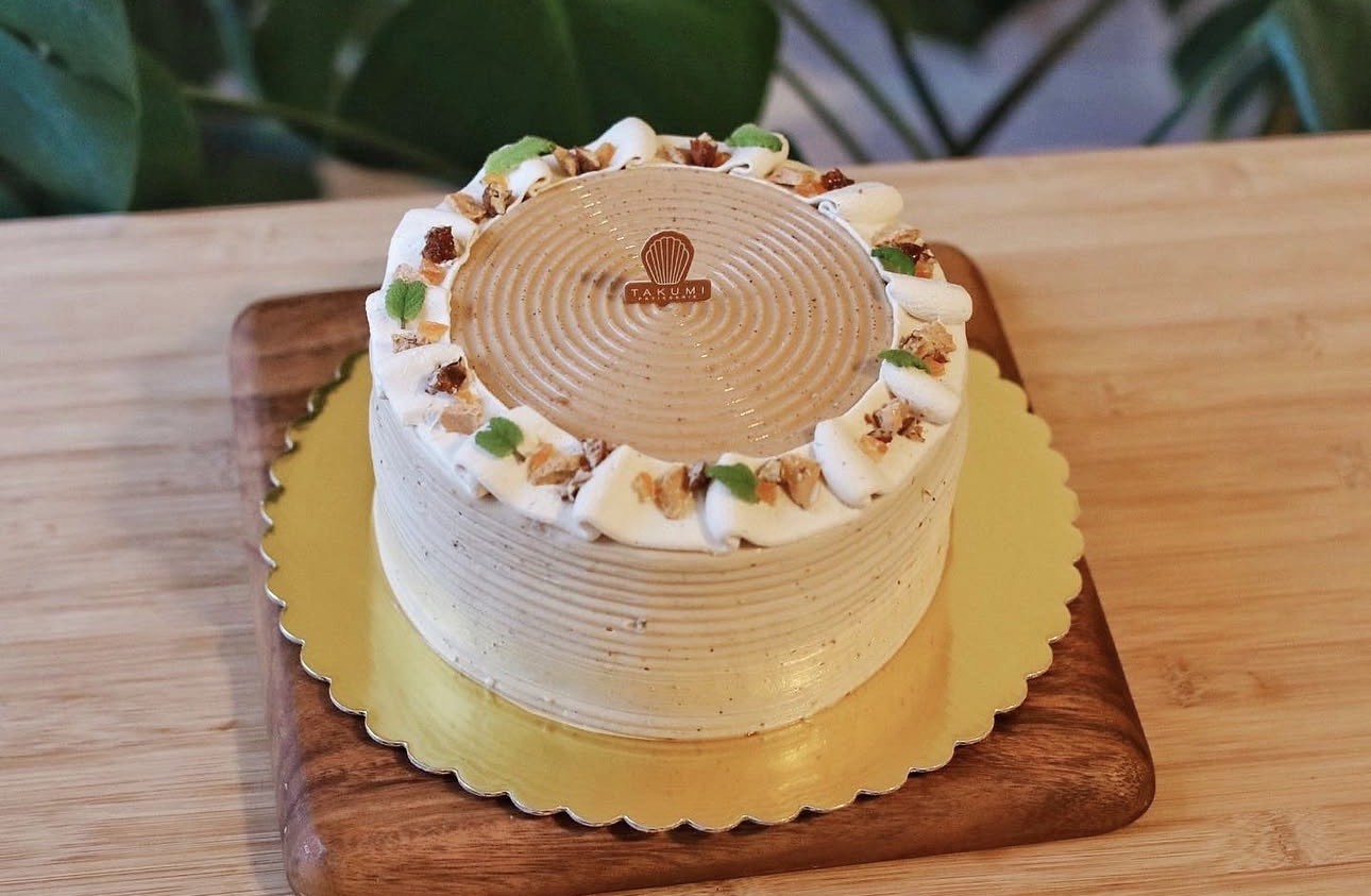 Earl Grey Custard Cream Salted Caramel Cake